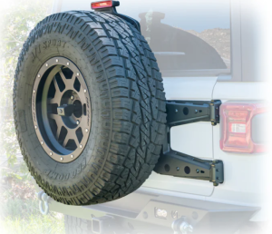 Jeep JL Hinge Mount Tire Carrier - TURN Offroad - `18-`27 Jeep JL Hinge Mount Tire Carrier - TURN Offroad - `18-`27